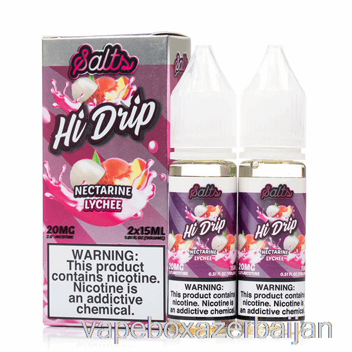 Vape Smoke Nectarine Lychee - Hi-Drip SALTS - 30mL 50mg